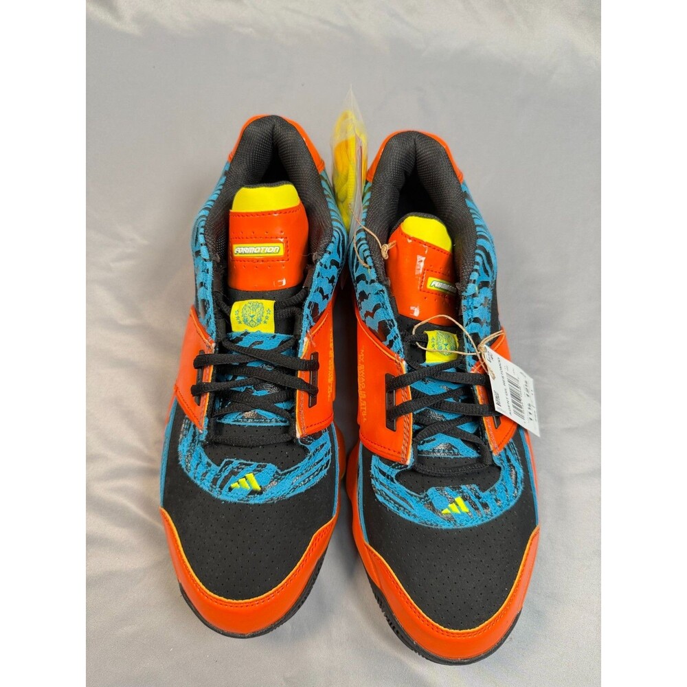 Adidas Agent Gil Restomod SLAM Tiger Orange Blue GY6481 Mens Size 11.5 NWOB New - Picture 5 of 6